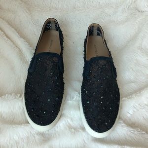 Antinio Melani Navy Slip-on Sneakers